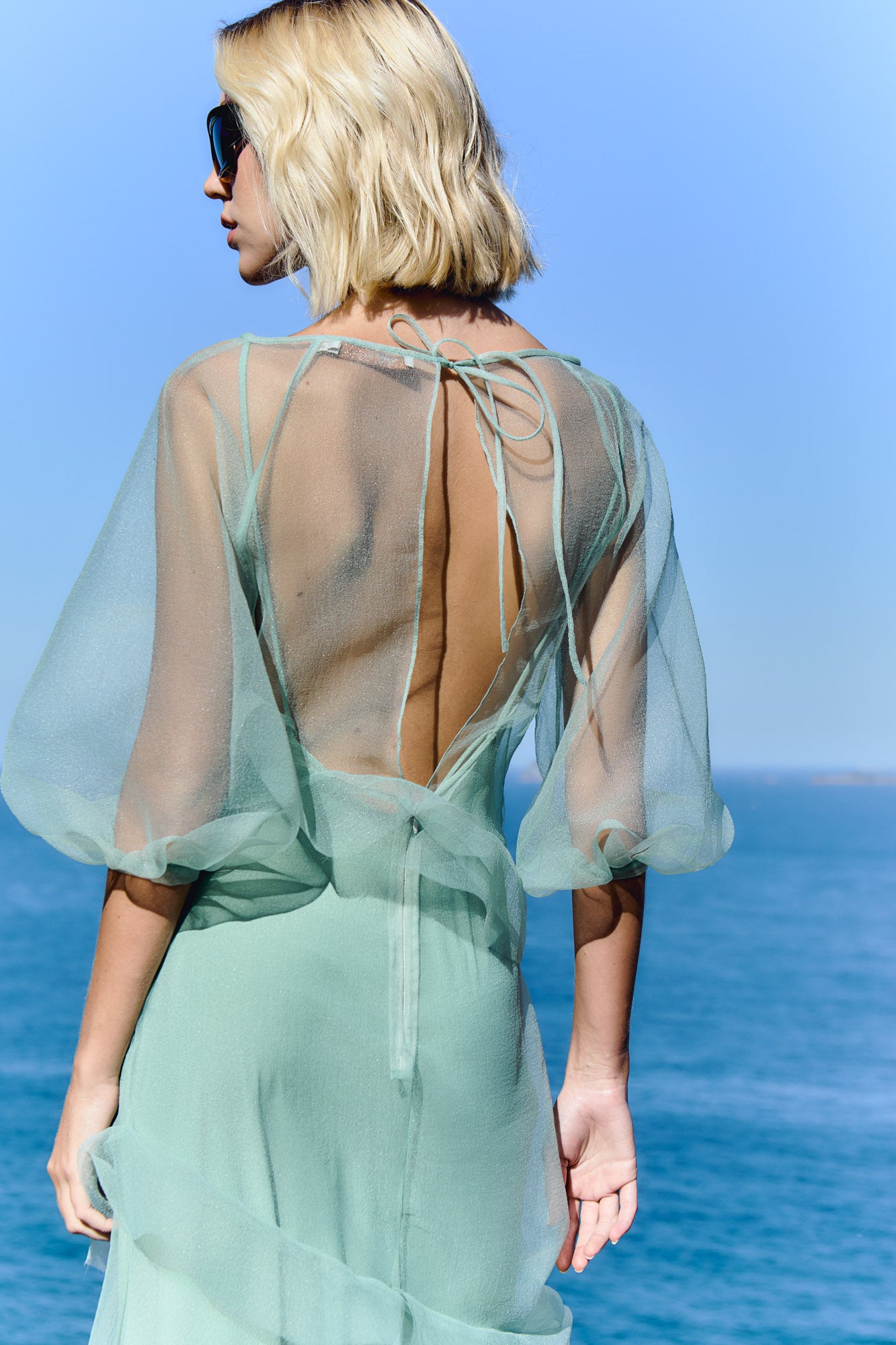 Vestido Sunset Organza Babados | 013531