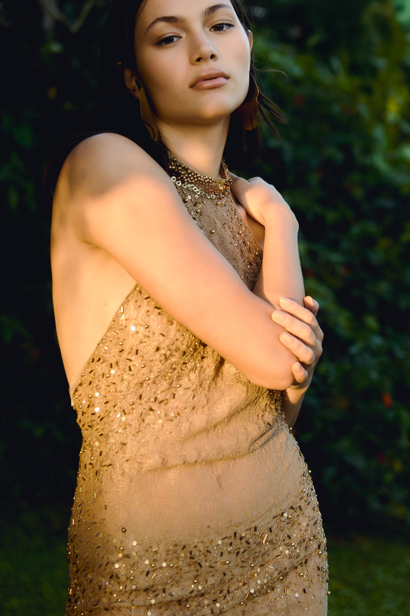 Vestido Mini Golden Haze | 013455