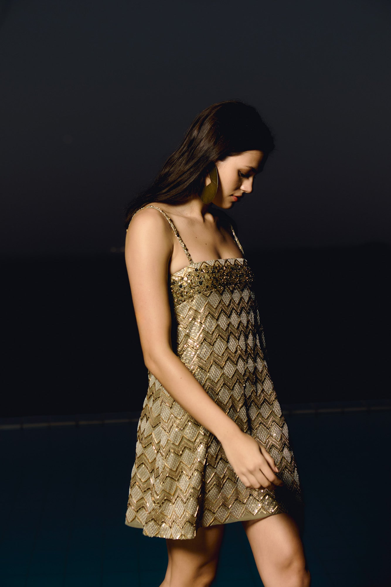 Vestido Mini Golden Rush | 013447