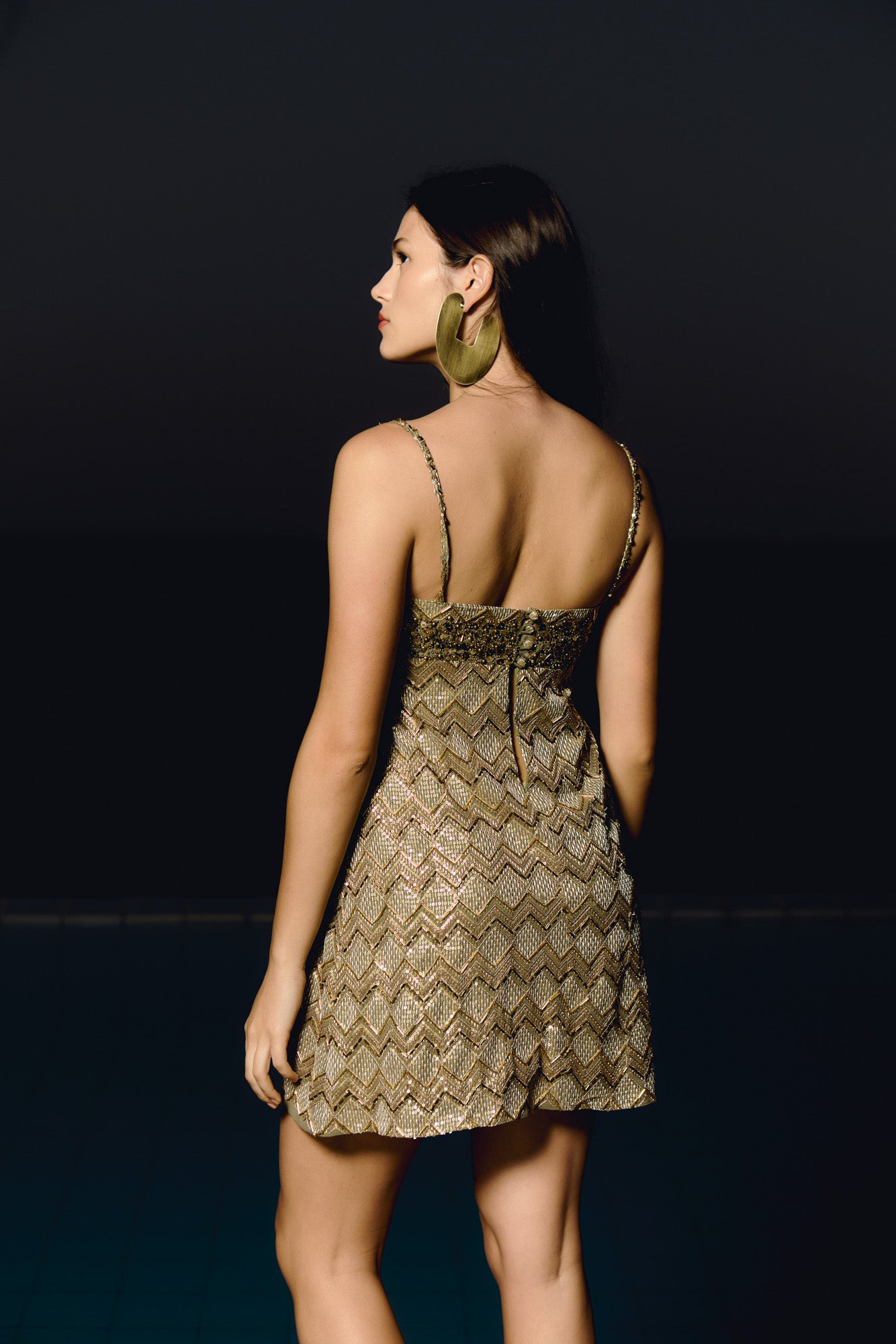 Vestido Mini Golden Rush | 013447