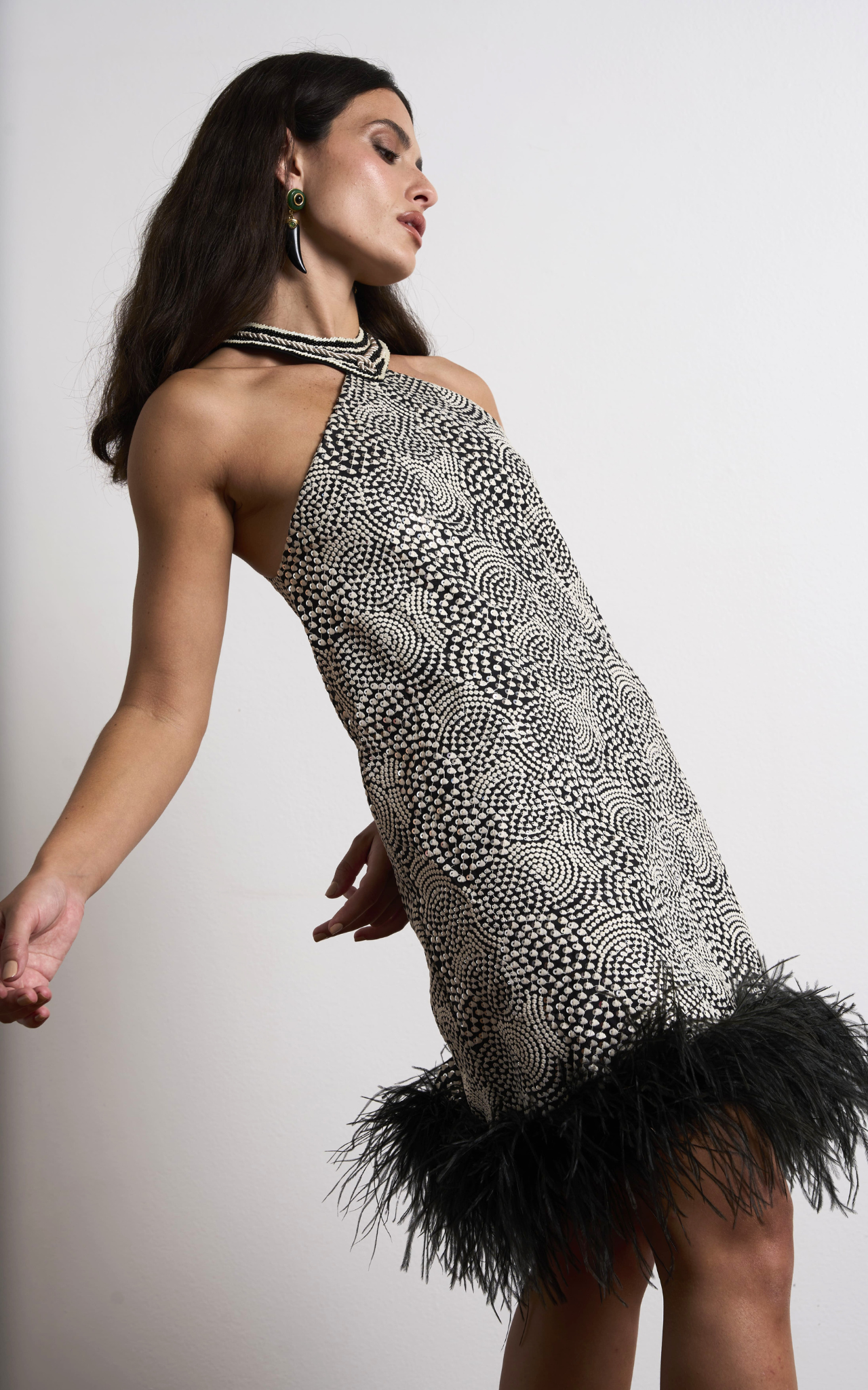 Vestido Plumas Dots | 13185