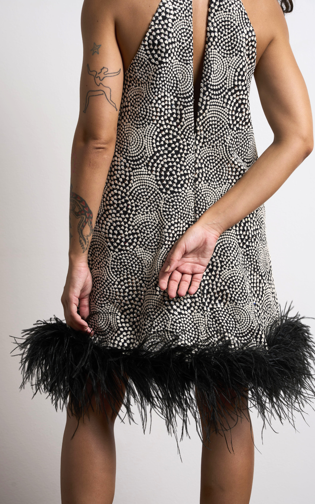 Vestido Plumas Dots | 13185