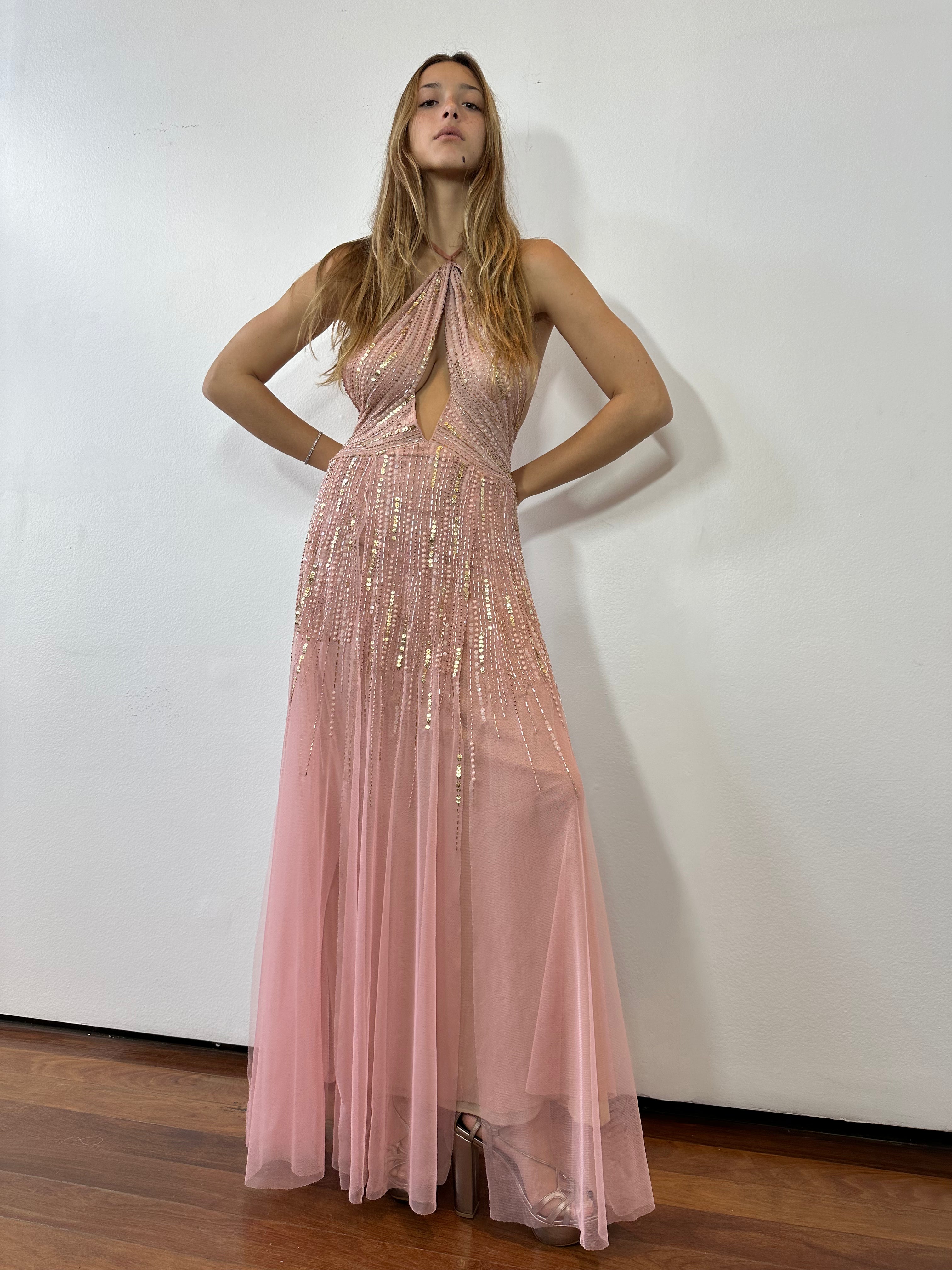 Vestido Bordado Cruzado Sparkle | 013349
