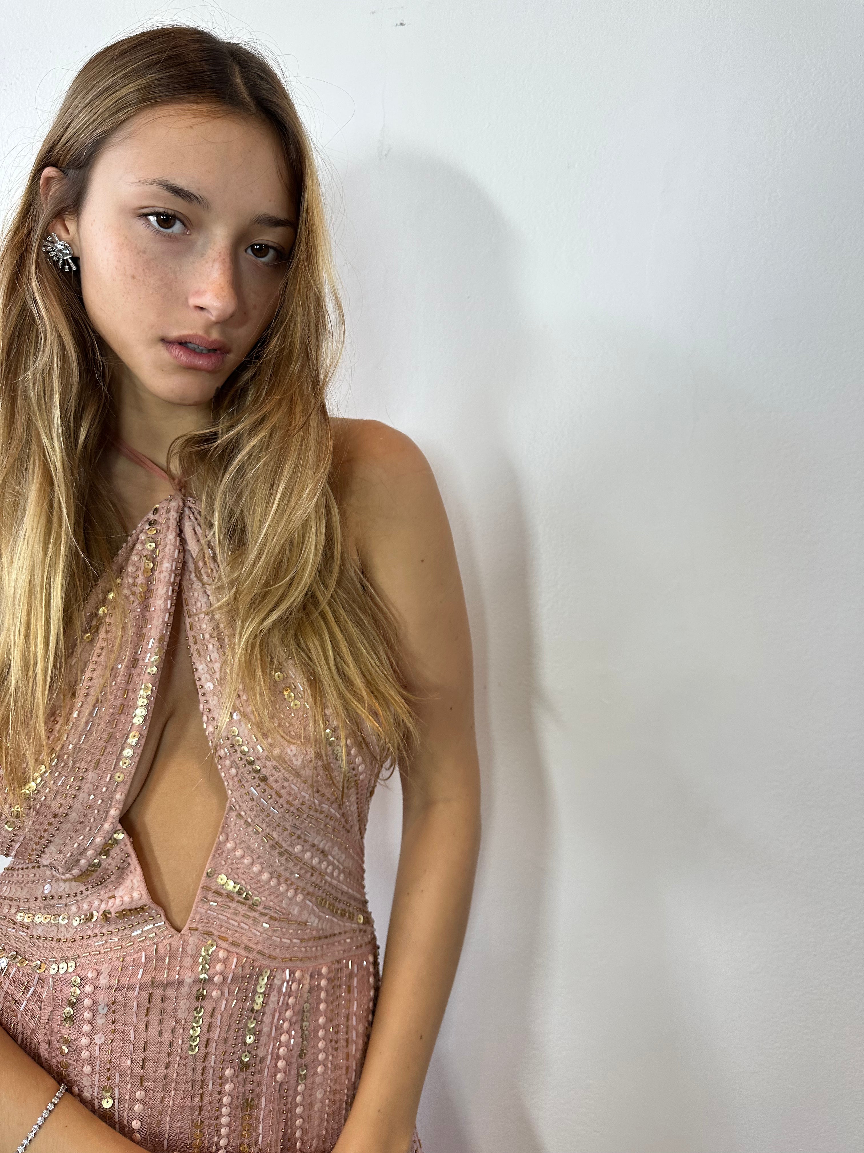 Vestido Bordado Cruzado Sparkle | 013349