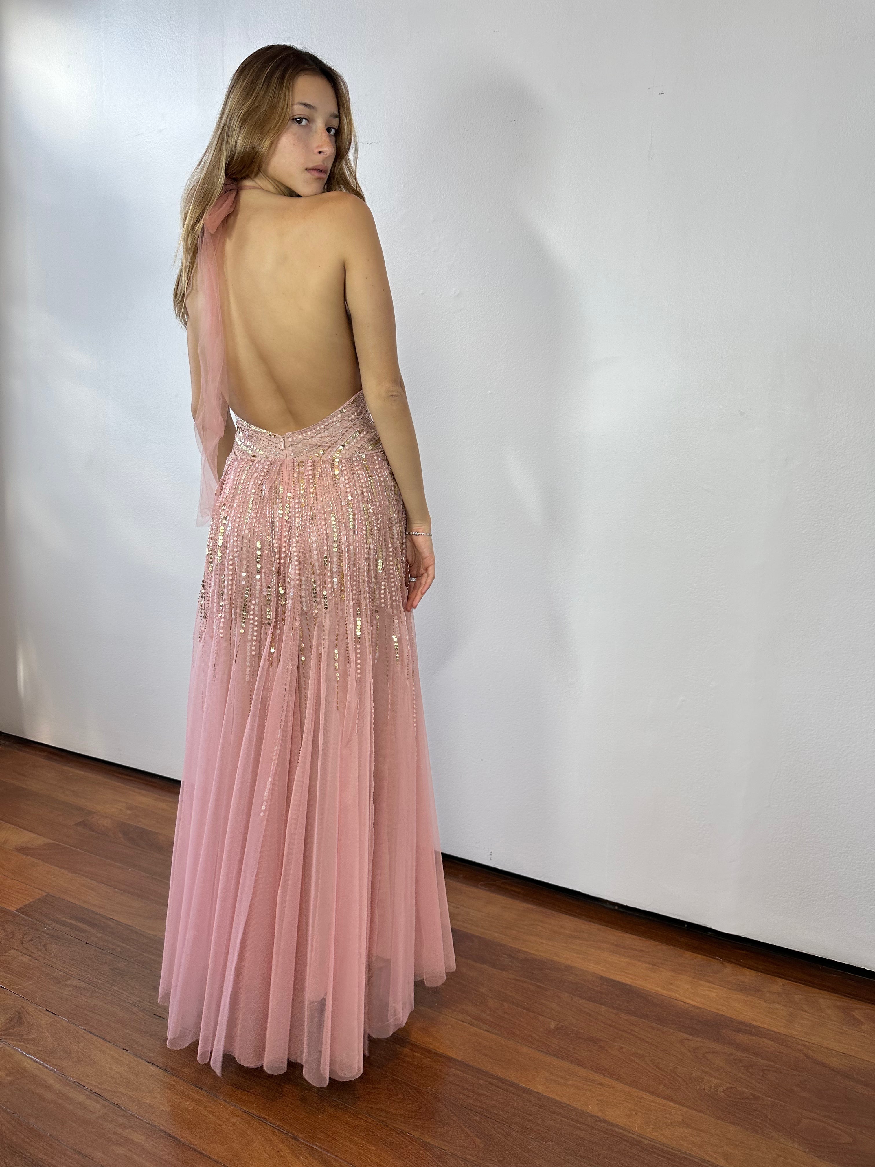 Vestido Bordado Cruzado Sparkle | 013349