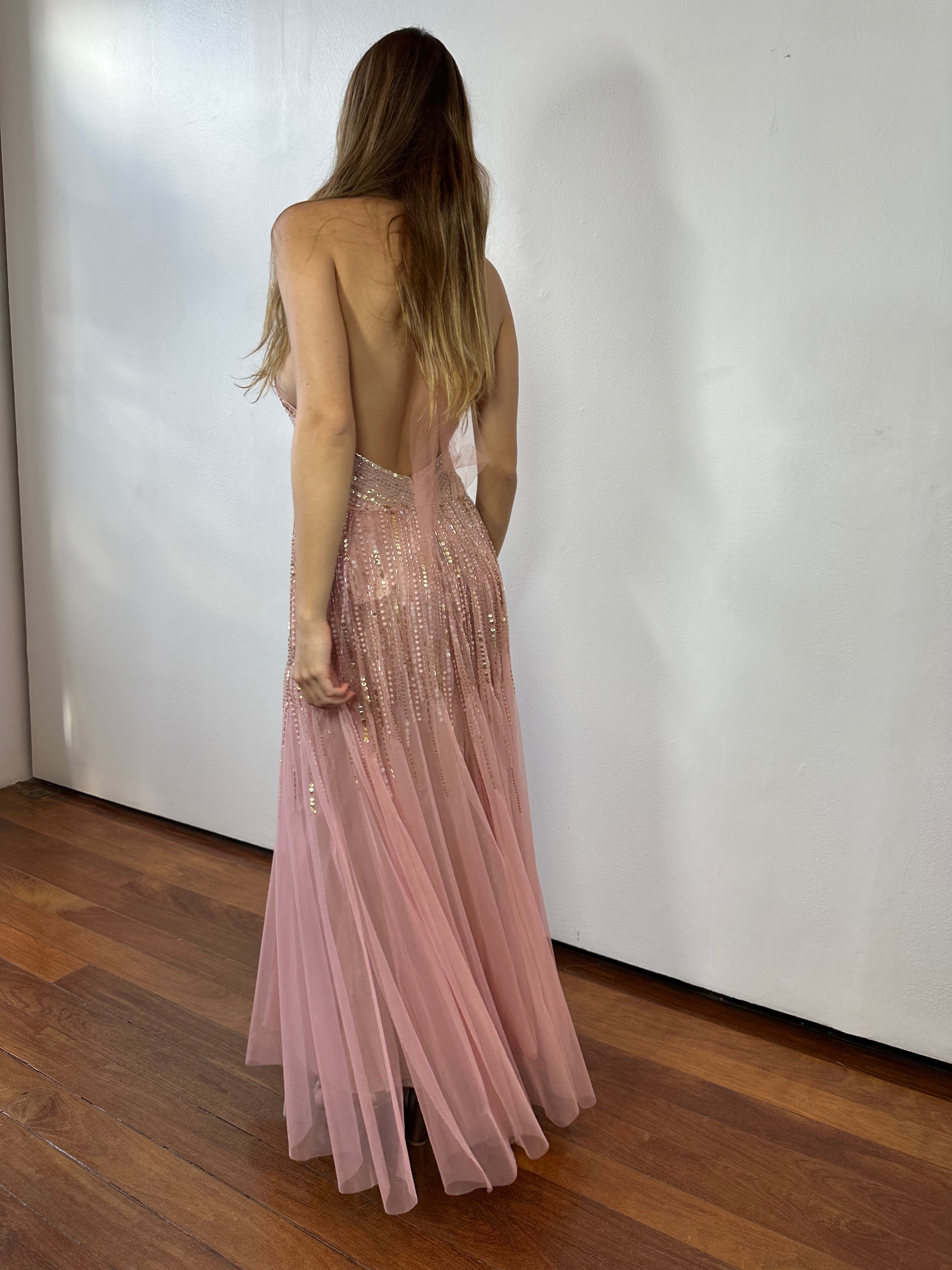 Vestido Bordado Cruzado Sparkle | 013349